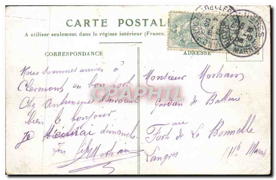 CPA Fantaisie Femme Priere du soir  — Rückseite