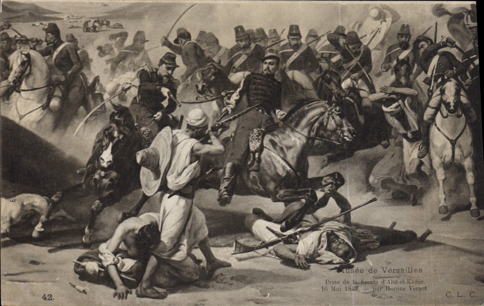 Prise de la Smala d'Abd-el-Kader — 16 Mai 1845 — par Horace Vernet — Musée de Versailles