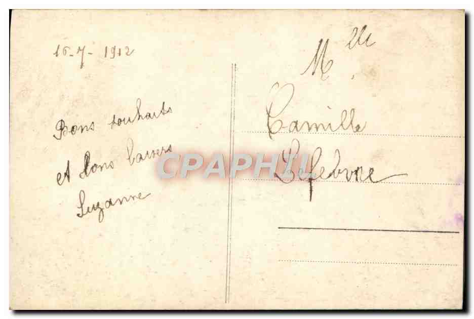 CPA Fantaisie Enfant — Rückseite