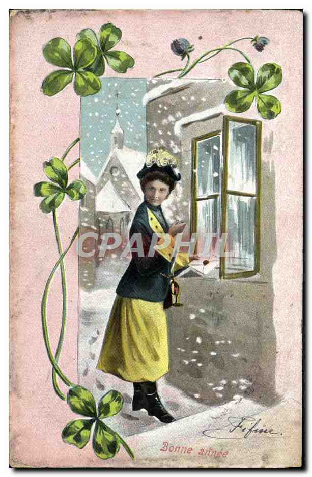CPA Fantaisie Femme 