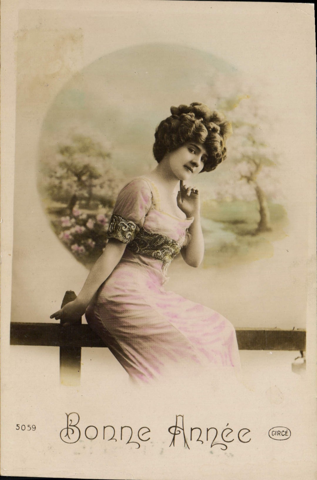CPA Fantaisie Femme