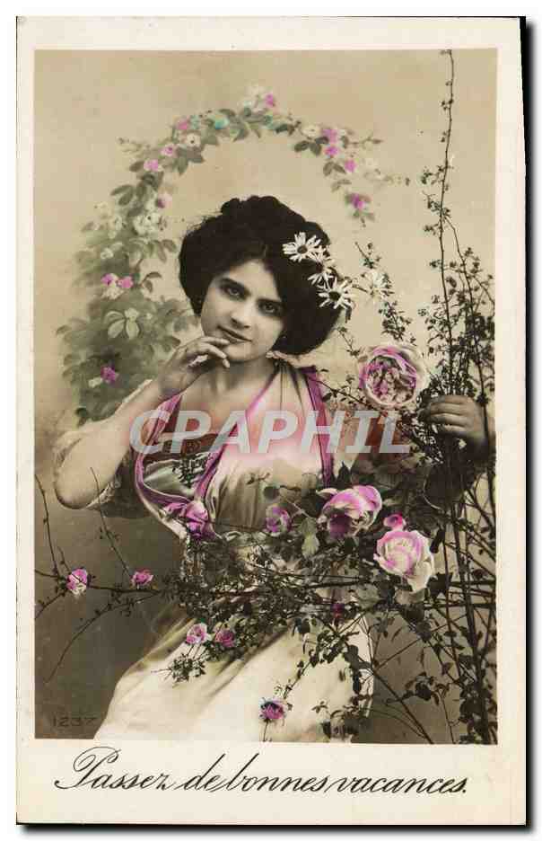 CPA Fantaisie Femme 