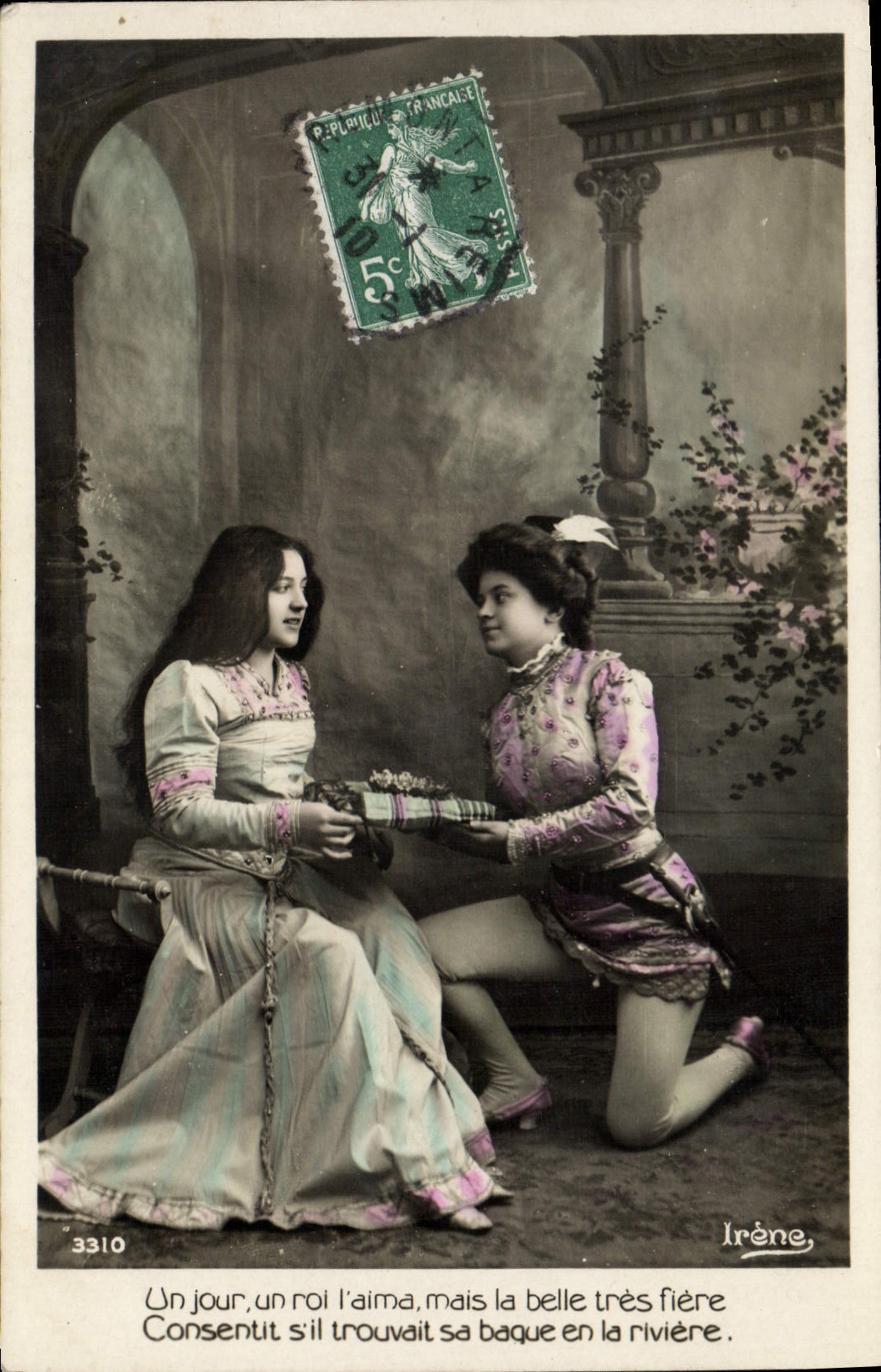 Un roi et une belle fière — Irène, n°3310 — Irène