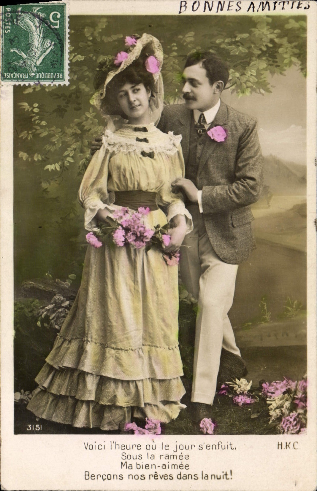 CPA Fantaisie Femme 