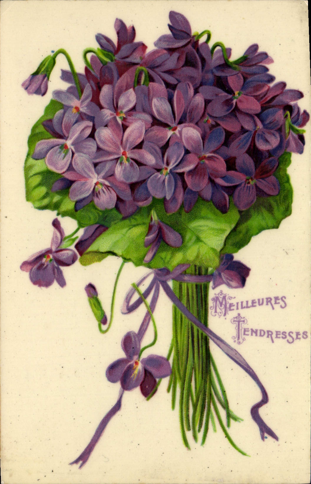CPA Fantaisie Fleurs