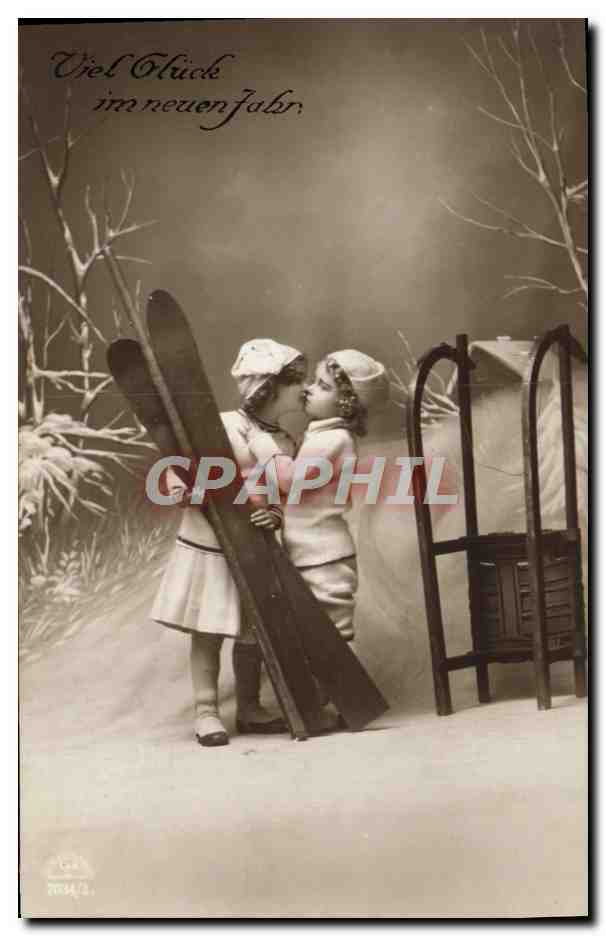 CPA Fantaisie Enfants Ski