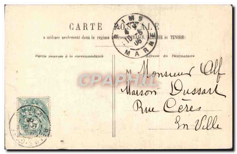 Dentiste et patiente — scène humoristique — éditeur non visible — Verso