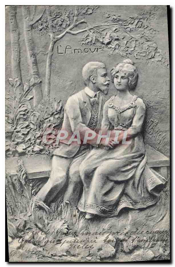 Liebe — Relief-Statue — unbekannter Verlag
