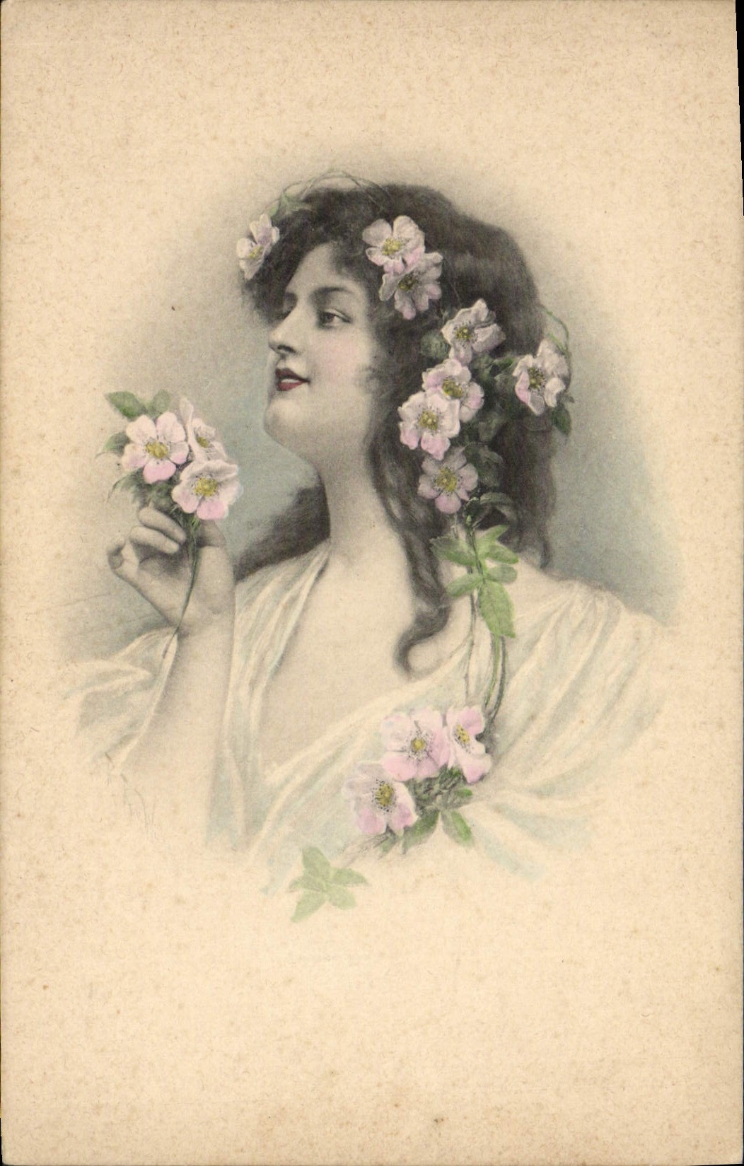 CPA Fantaisie Femme 