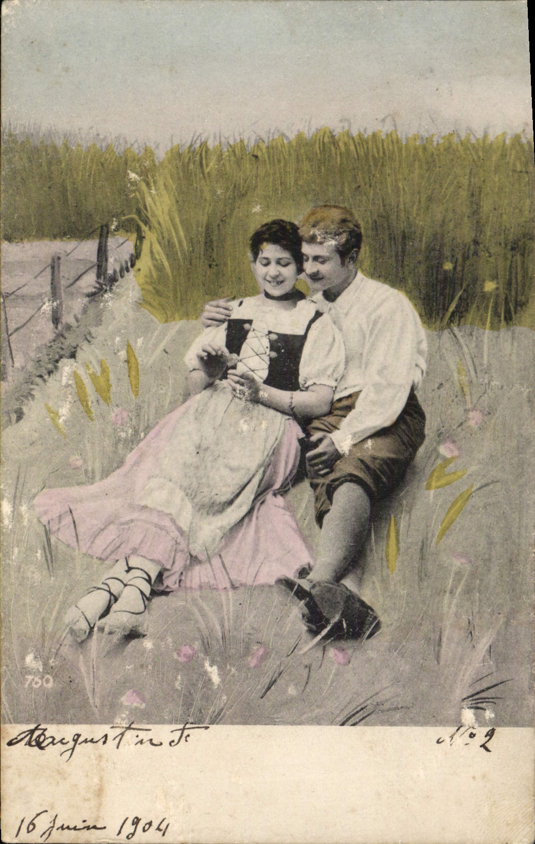 CPA Fantaisie Femme 