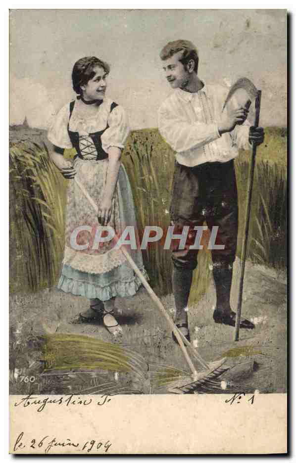CPA Fantaisie Femme 