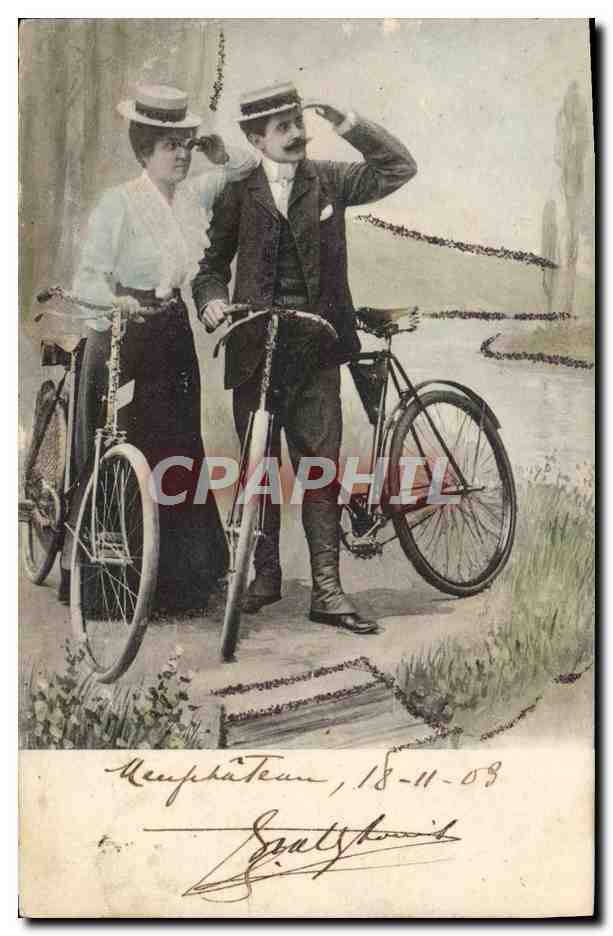 Couple à vélo — Meuphâteau, 18-11-08 — K. V. B. 12 Doss. 3