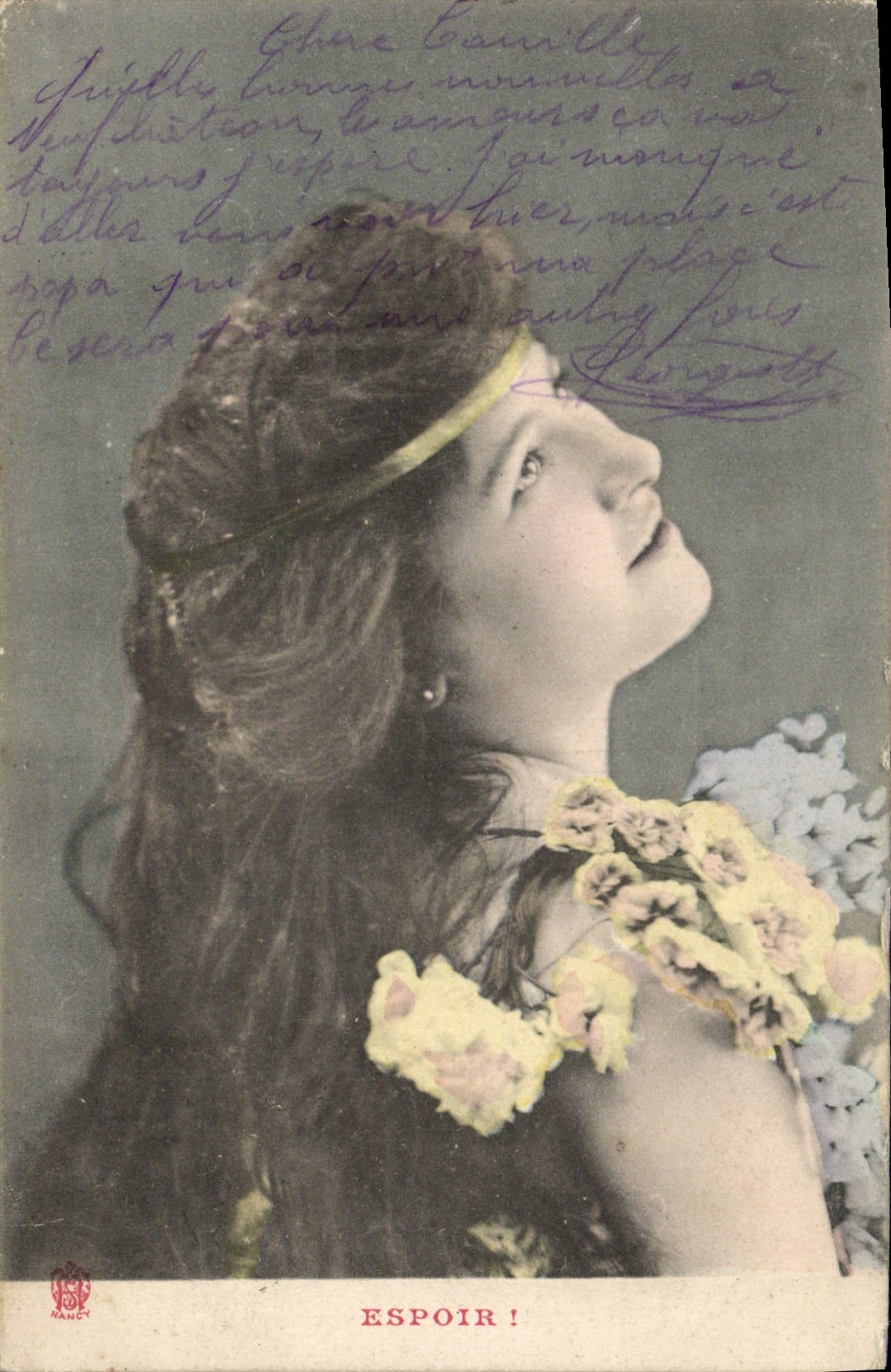 CPA Fantaisie Femme Espoir