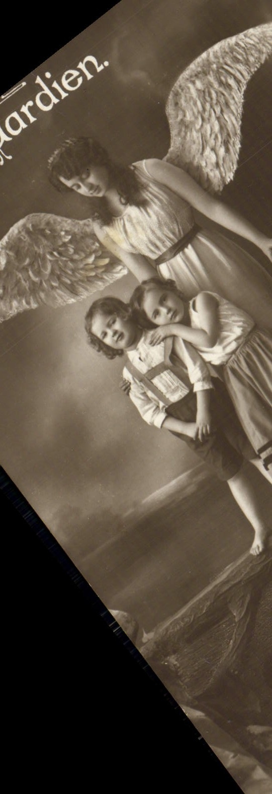 CPA Fantaisie Enfants L'ange gardien Ange