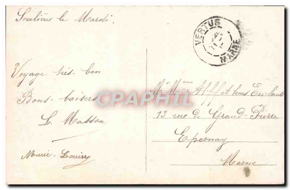 CPA Fantaisie Enfant — Rückseite