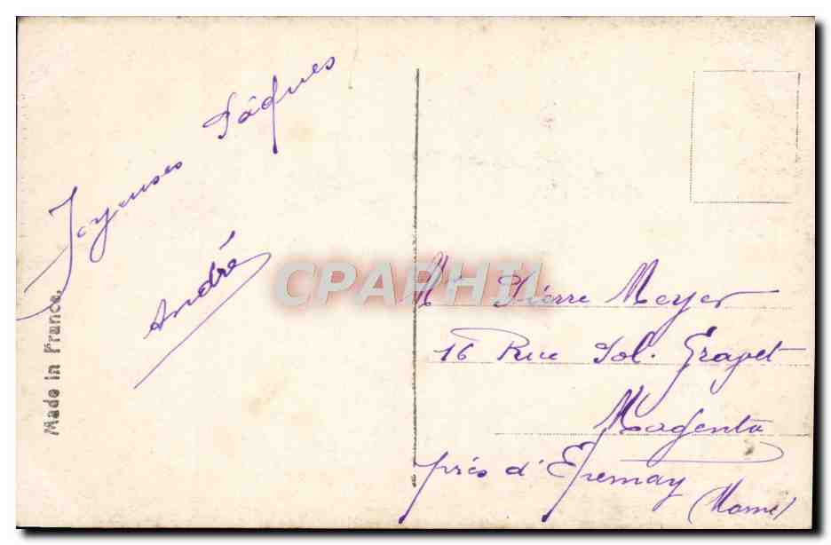 CPA Fantaisie Enfant Moulin a eau — Rückseite