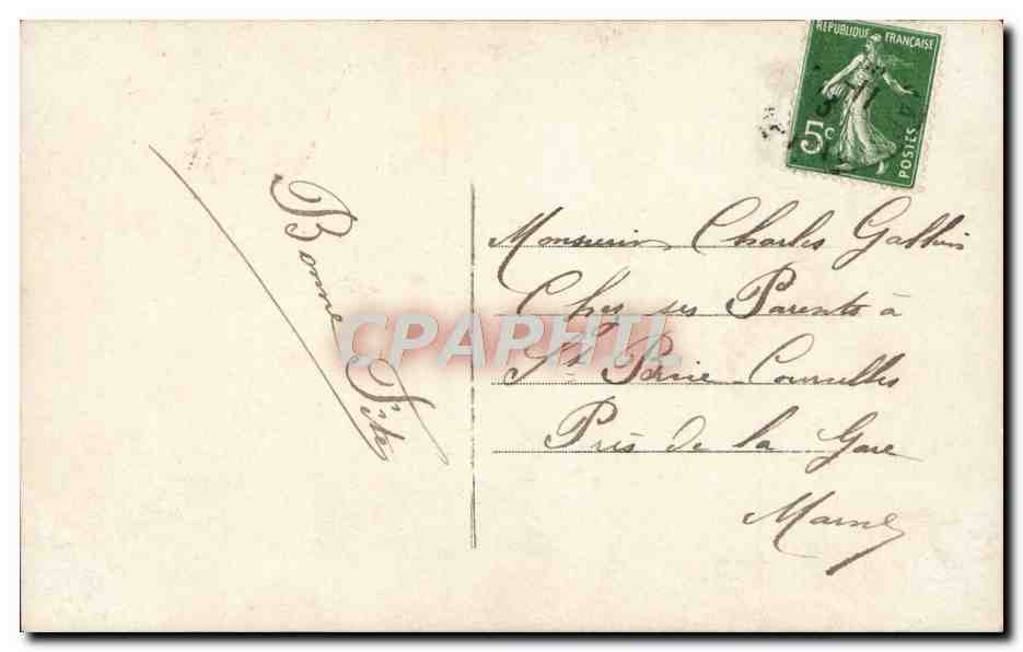 CPA Fantaisie Enfant — Rückseite