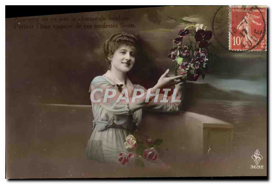 CPA Fantaisie Femme 