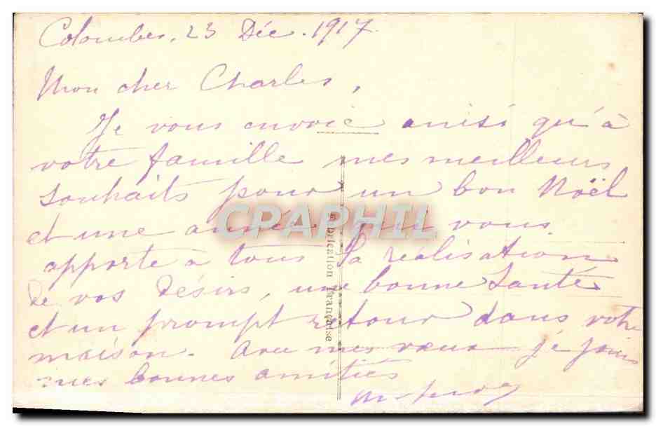 CPA Fantaisie Enfant — Rückseite