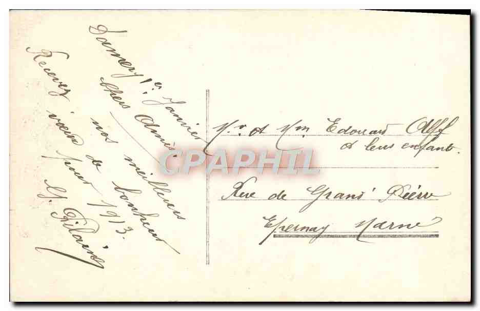 CPA Fantaisie Enfant  — Verso