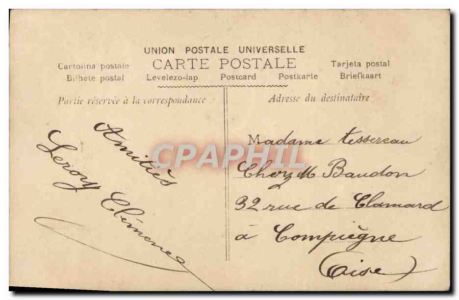 CPA Fantaisie Enfant  — Rückseite