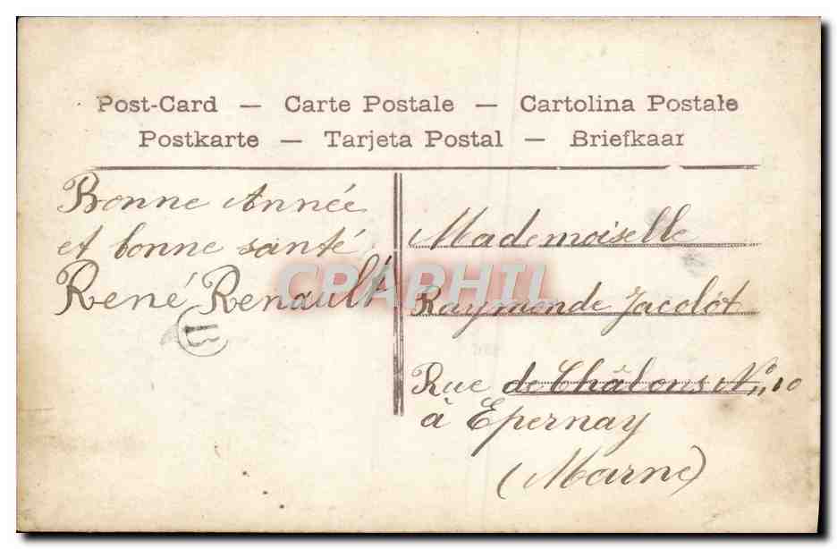 CPA Fantaisie Enfants — Rückseite