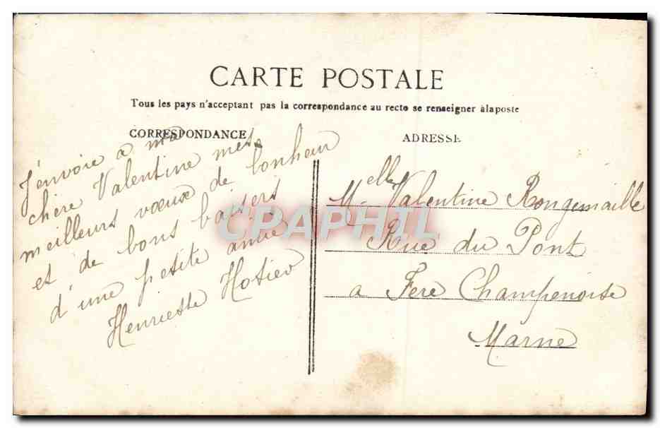 Nuevo matrimonio — París — J.K. editor, n°289 — Reverso