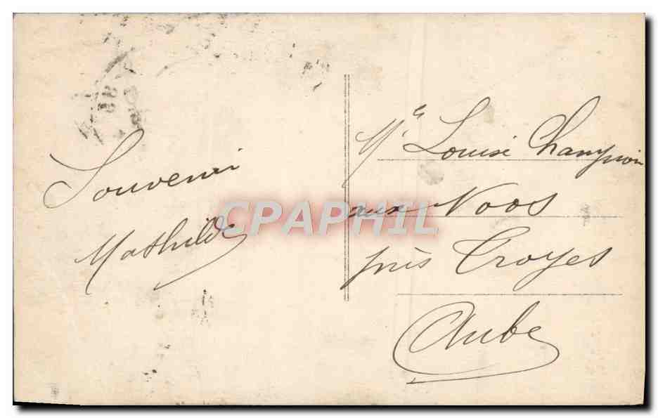 CPA Fantaisie Fleurs Muguet — Verso
