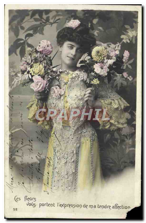 CPA Fantaisie Femme 