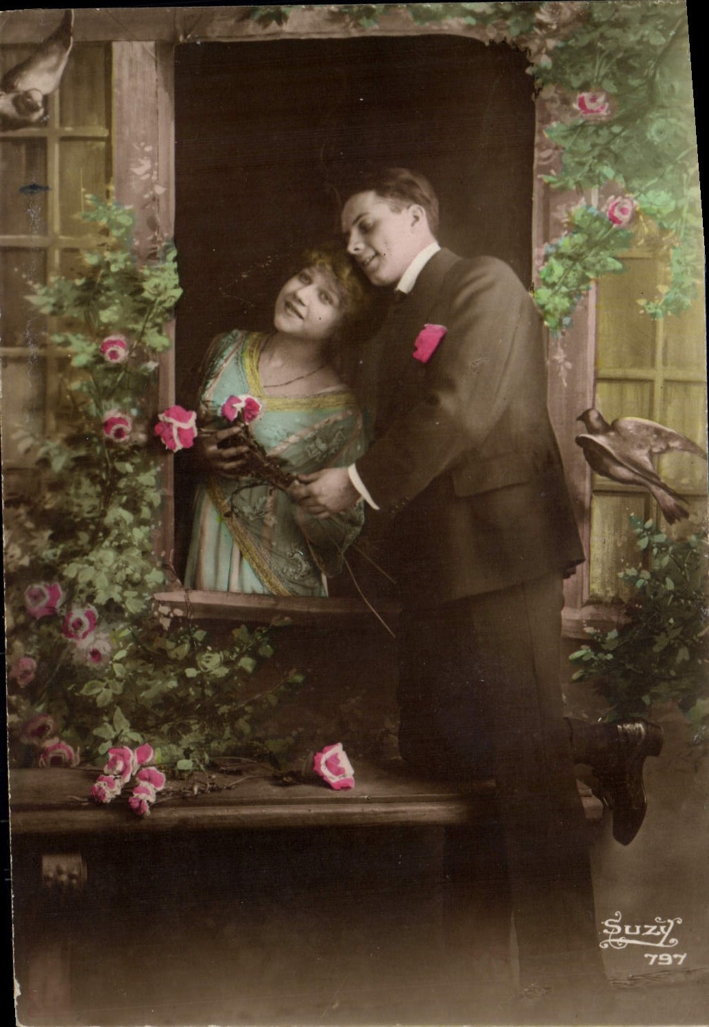 CPA Fantaisie Femme 