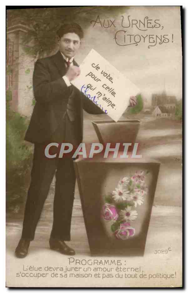 CPA Fantaisie Homme 