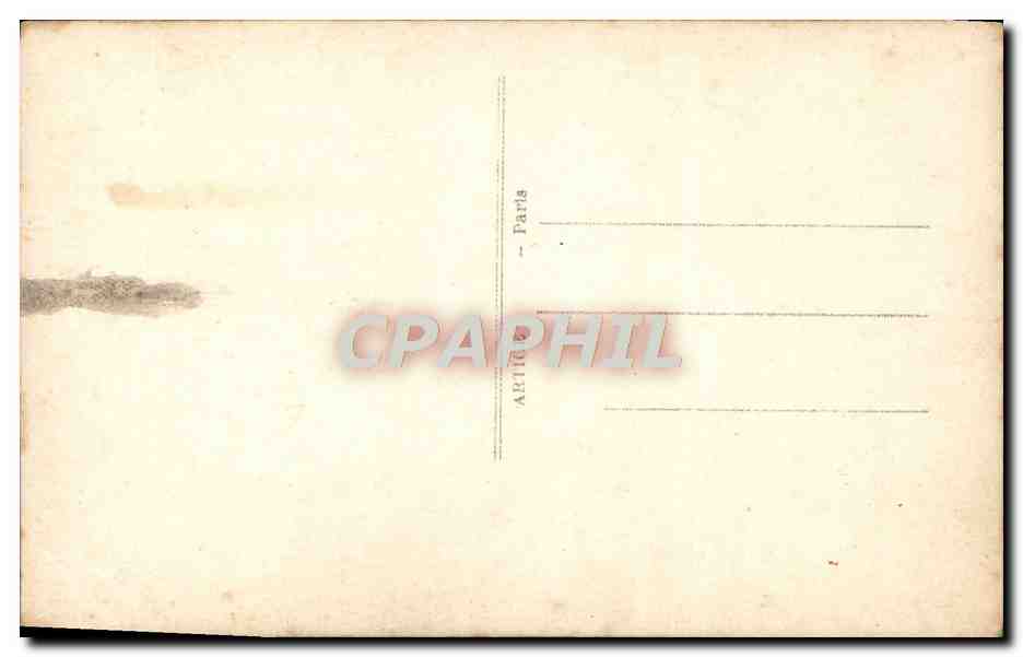 CPA Fantaisie Homme  — Back