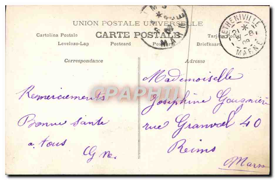 Femme en robe à motifs floraux — roses — éditeur A-N Paris, n° 867 — Reverso
