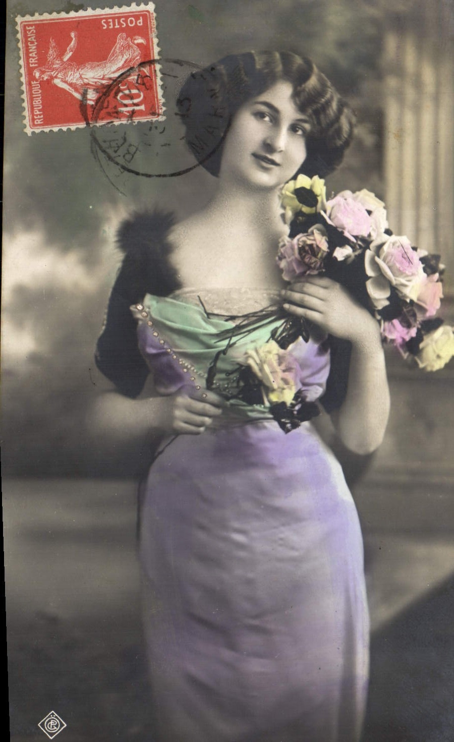 CPA Fantaisie Femme 