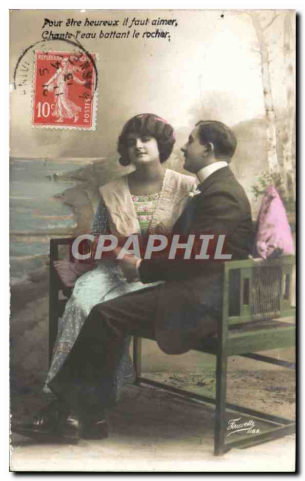 Liebespaar — Seeblick — Verlag Fauvett, n° 1888