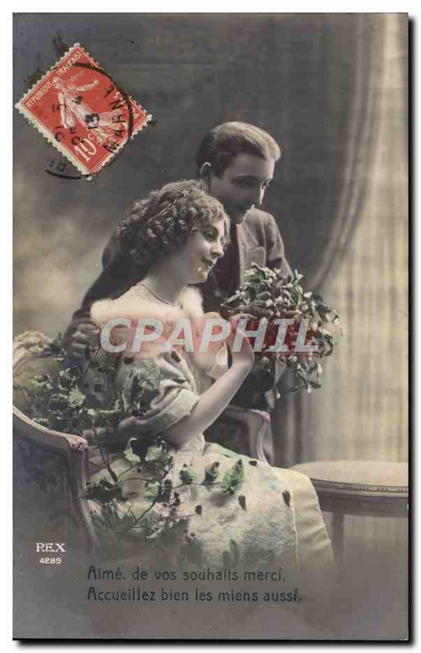Jeune couple — scène intime — REX 4289