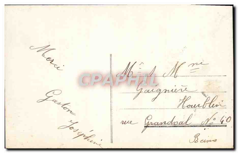 CPA Fantaisie Enfant — Verso