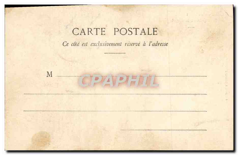 De Puppen: Marchese en Marchese — Foto van A. Basset & Cie, Parijs — Achterkant