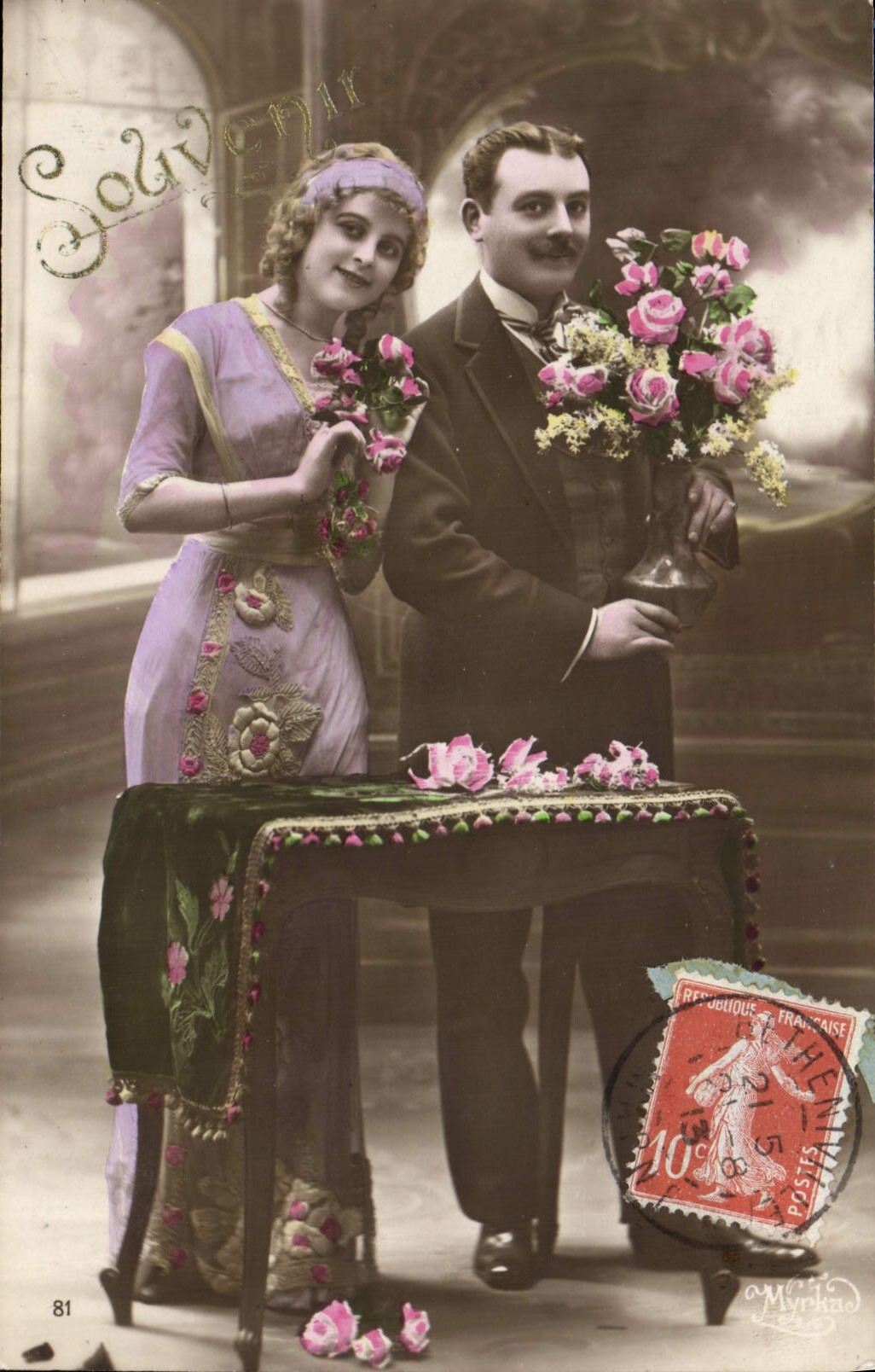 CPA Fantaisie Femme 