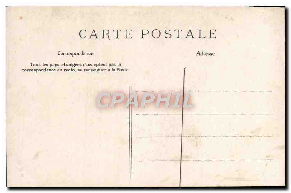 CPA Fantaisie Femme Le nid Folklore — Verso