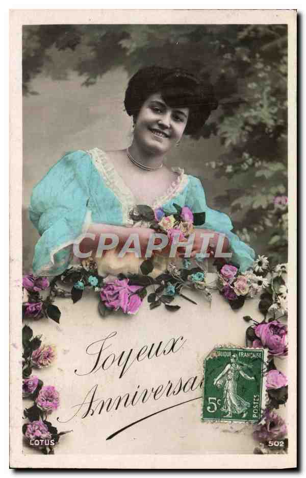 CPA Fantaisie Femme 