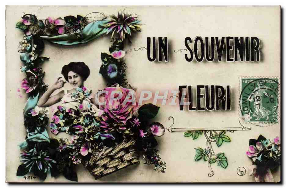 CPA Fantaisie Femme 