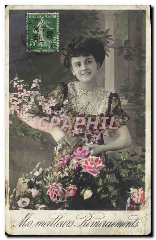 CPA Fantaisie Femme