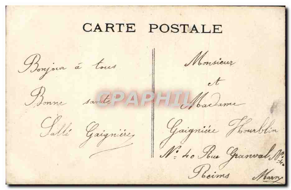Femme avec bouquets de fleurs — éditeur BBM, n°15 — Achterkant