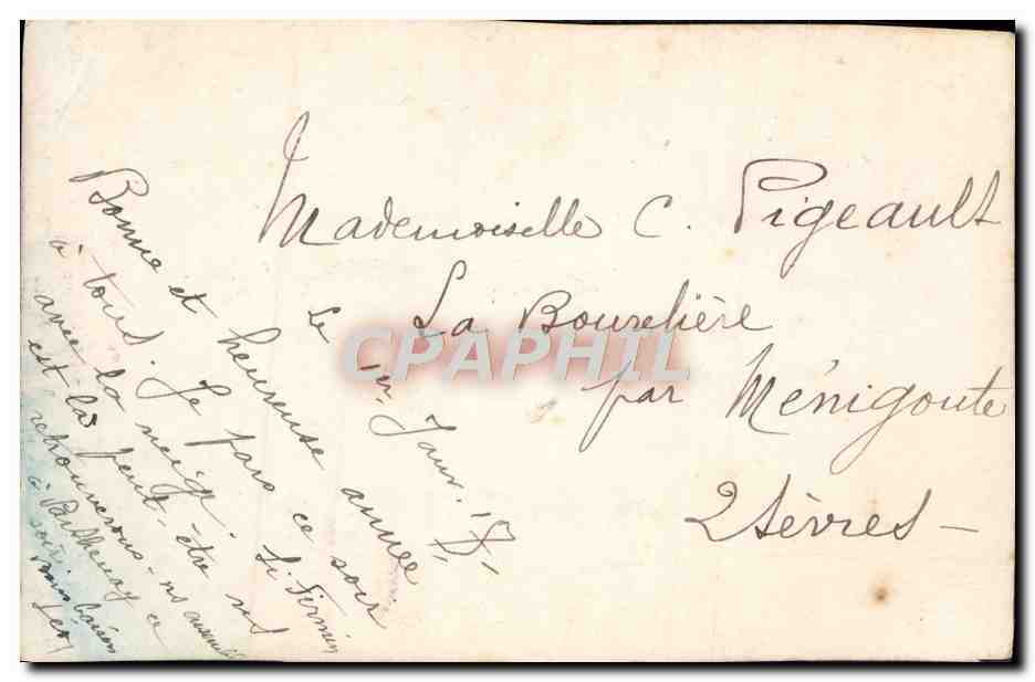 CPA Fantaisie Femme  — Verso