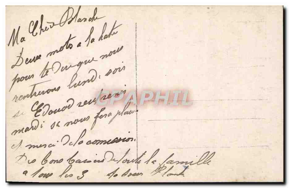 Jeune femme en robe à rayures — portrait encadré de fleurs — REX n°438 — Reverso