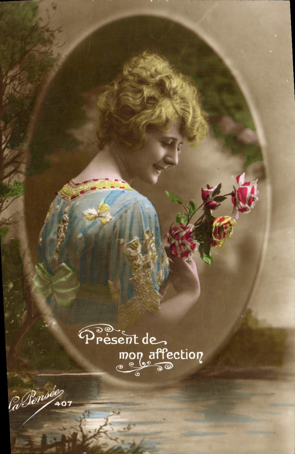 CPA Fantaisie Femme 