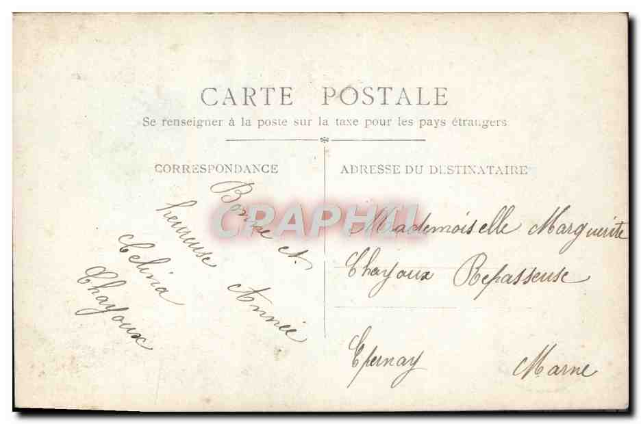 Jeune femme en fleurs — Bonne Année — éditeur non visible — Achterkant