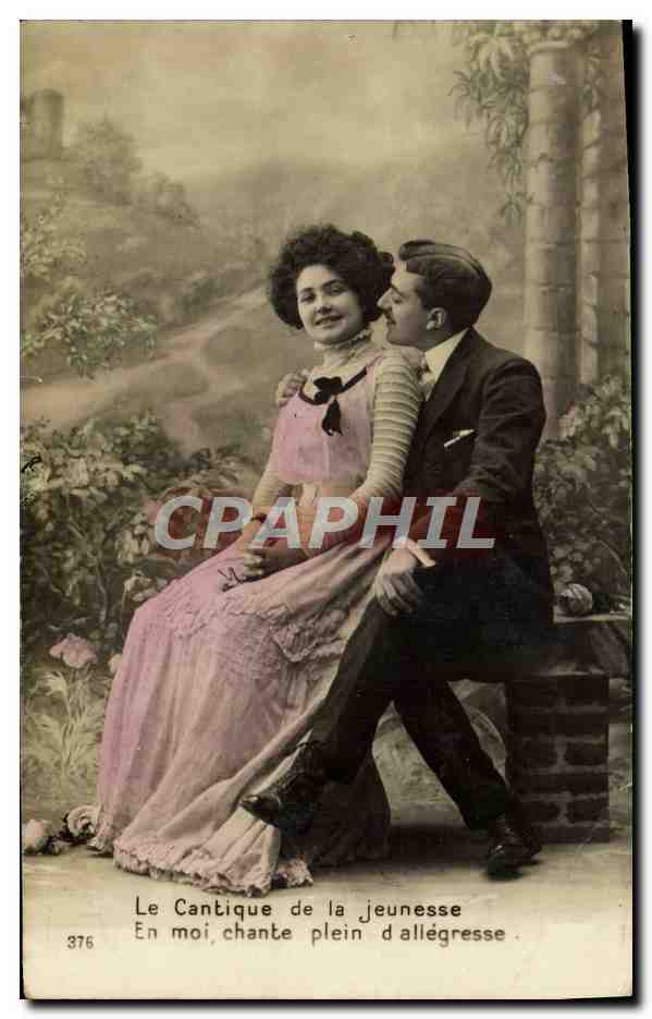 CPA Fantaisie Femme Le cantique de la jeunesse 