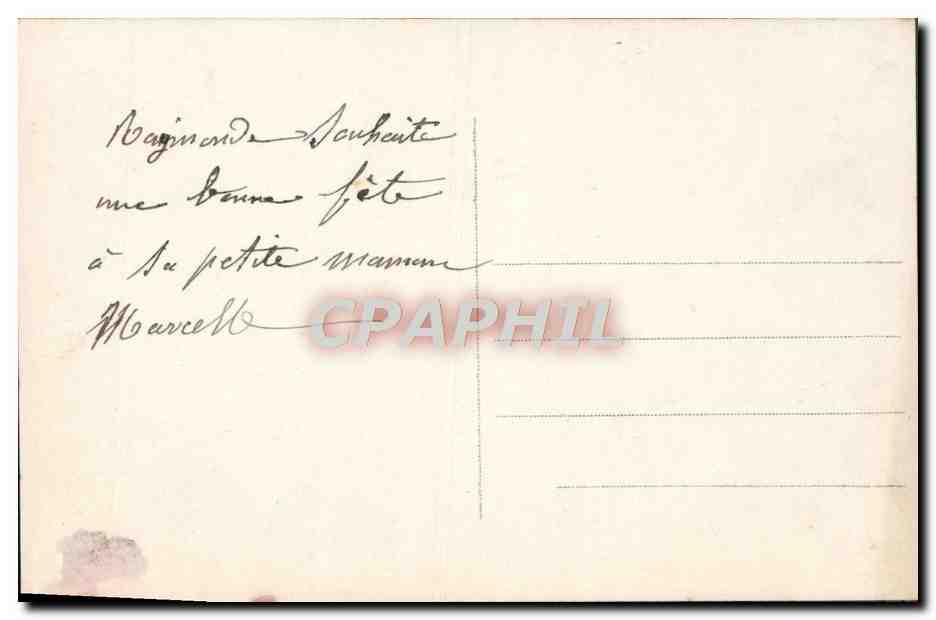 CPA Fantaisie Enfant — Verso